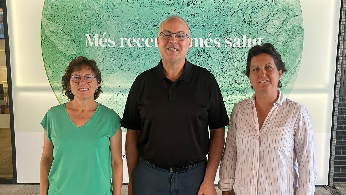 Dra. Vicenta Llorente-Cortes, Dr. Joan Carles Escolà i Dra. Noemí Rotllan